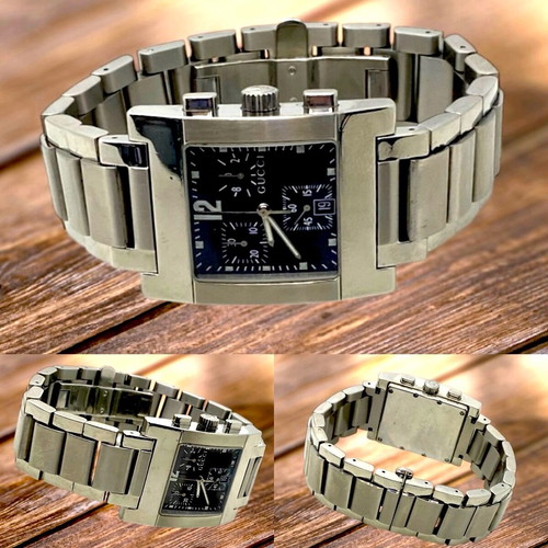 Gucci chronograph like new, quartz 31x40mm