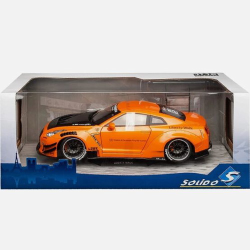 Nissan GT-R R35 LB Performance Works Type 2 2020 orange model car Solido