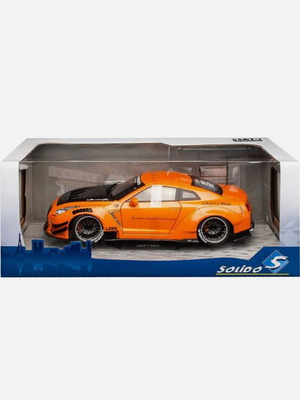 Nissan GT-R R35 LB Performance Works Type 2 2020 orange model car Solido
