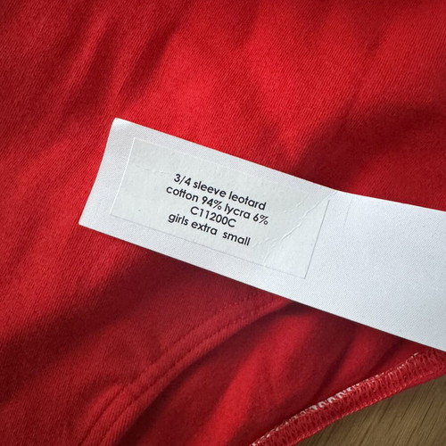 Total Dancewear ballet leotards girls XS red and pink new