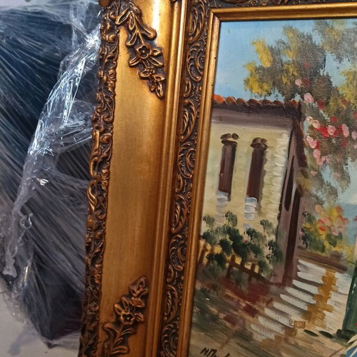 Painting used 85x75 with carved frame