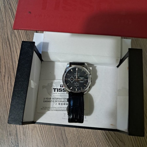 Tissot Chronograph Automatic wristwatch used for parts, black