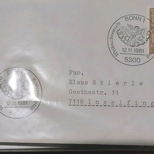 Album with many pages full of German F.D.C used