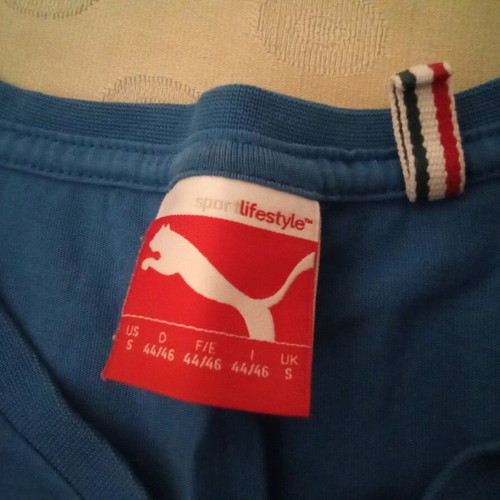 Puma men's blue shirt like new, size Small