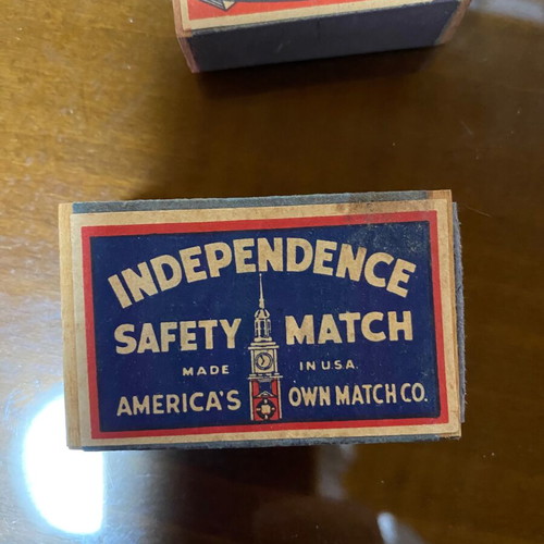 Vintage collectible matchboxes set of 3 used