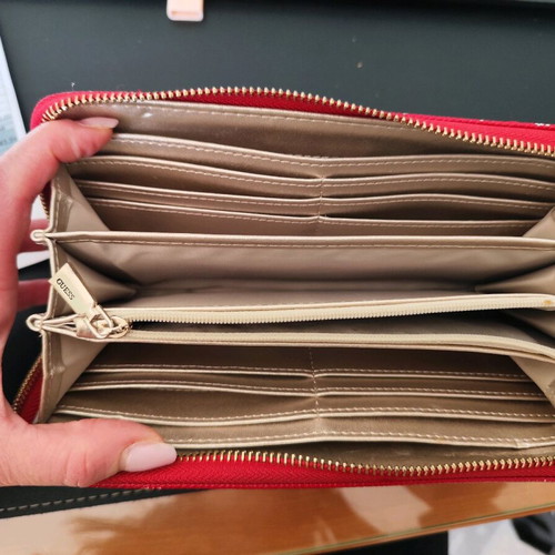 Guess wallet used, red