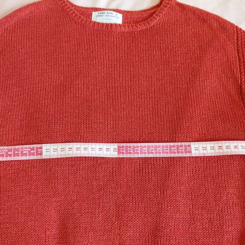 Zara knitted spring sweater for girls 11-12 years new, red
