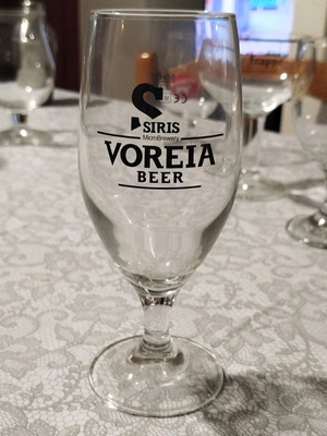 SIRIS VOREIA BEER beer glass like new