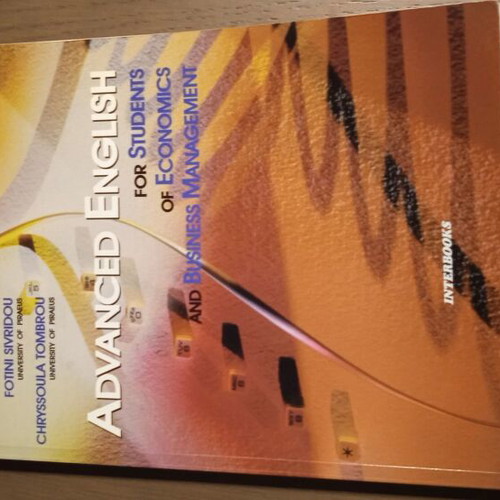 Advanced English for Student of Economics like new