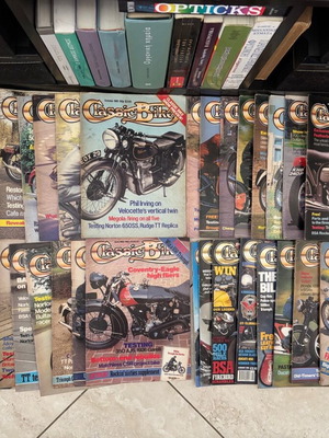 Classic Bike & The Classic Motorcycle magazines used bundle 54 & 33 issues