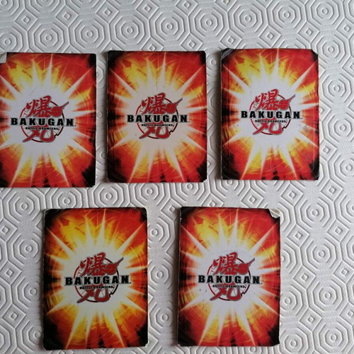 Bakugan Ability Cards used