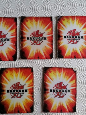 Bakugan Ability Cards used