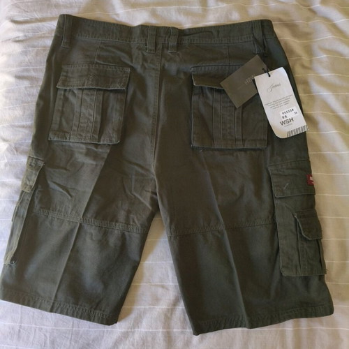 Men's cargo shorts new, size 36, army green