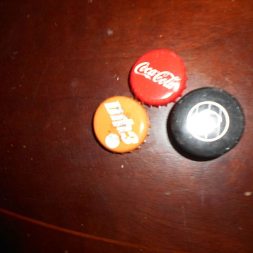 Soda bottle caps used, pack of 13 pieces