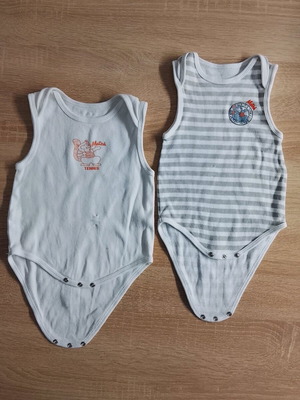 Summer rompers for newborn baby, set of 2, used