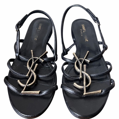 Saint Laurent sandals used, size 37, black