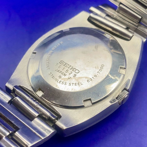 Seiko 5 Automatic 6319-7000 used, silver dial, stainless steel