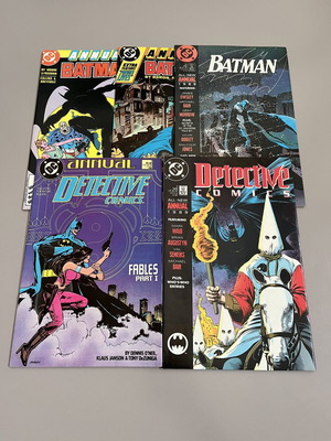 Batman & Detective Comics Annuals lot used, English