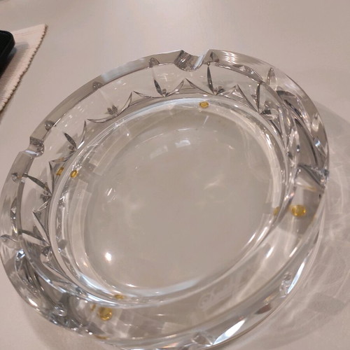 Crystal ashtray for cigars and cigarettes Davidoff like new