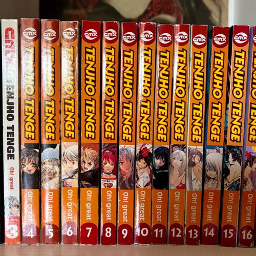 Manga Tenjho Tenge volumes 1 to 19 like new, English