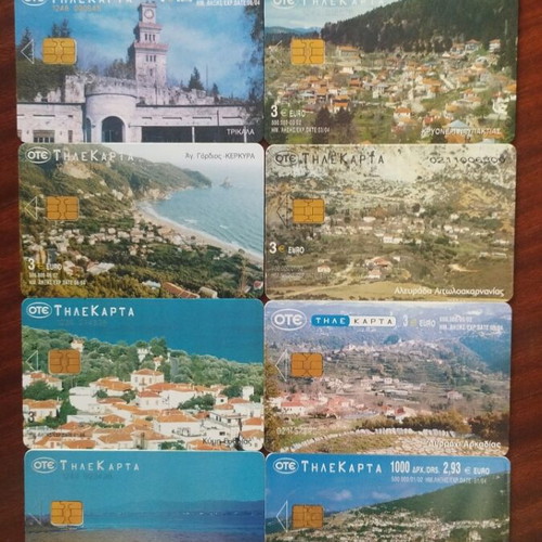 Greek Telecards pack of 34, like new, year 2002