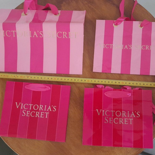 Victoria's Secret paper bags used, set of 6