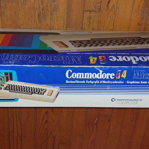Commodore 64 like new with original box and warranty sticker