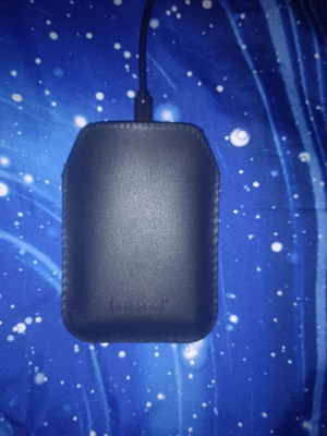 Leather case for hard drive new