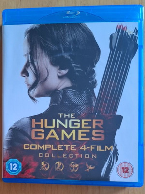 The Hunger Games Complete Collection 4-Film Blu-Ray set like new