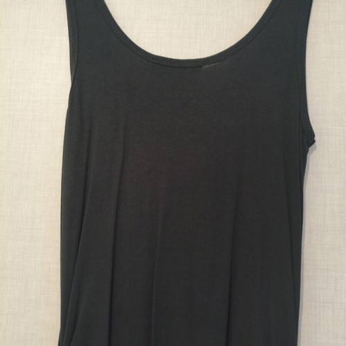 Maxi black summer dress Reina Clothes like new, stretchy mako fabric