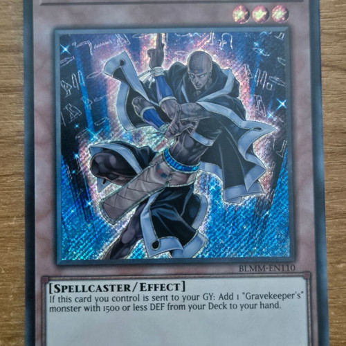 Gravekeeper's Recruiter BLMM Secret Rare 1st Edition Near Mint