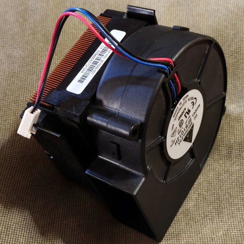 Delta blower fan with copper heatsink BFB1012H like new