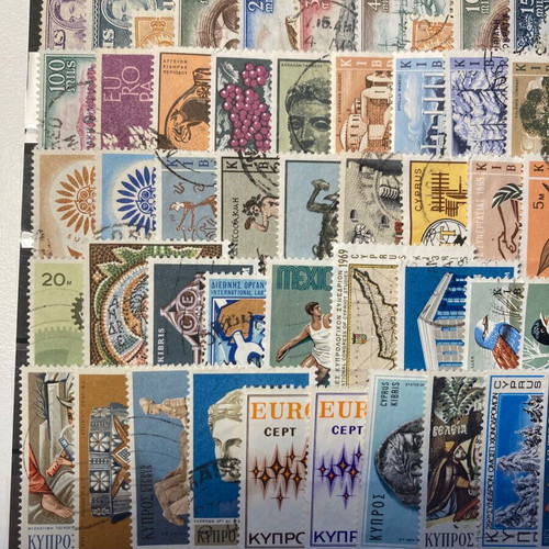 Cyprus 70 sealed stamps