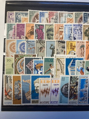Cyprus 70 sealed stamps