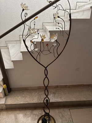 Floor lamp with Swarovski like new