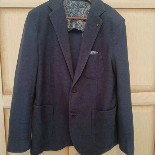 Mango blue jacket used, size Large