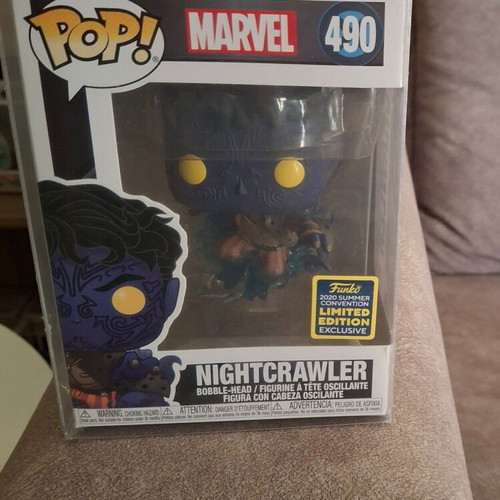 Funko Pop Marvel Nightcrawler San Diego Comicon 490 new exclusive