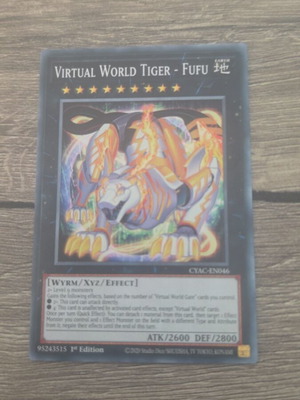 Virtual World Tiger - Fufu Yu-Gi-Oh! card