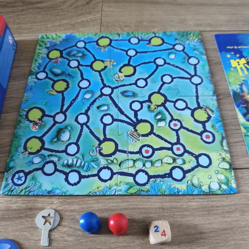 The Enchanted Tower board game used, metal box, 4+ years