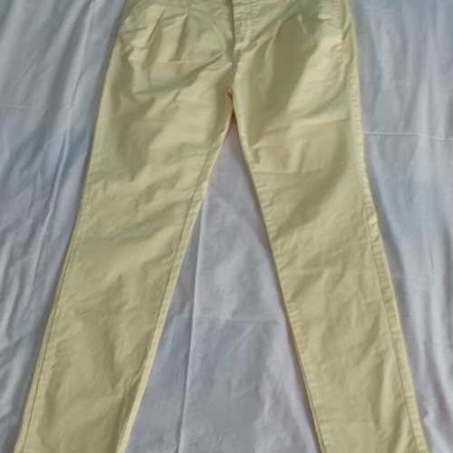 Cotton pants small, yellow
