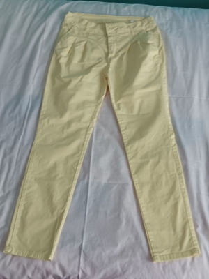 Cotton pants small, yellow