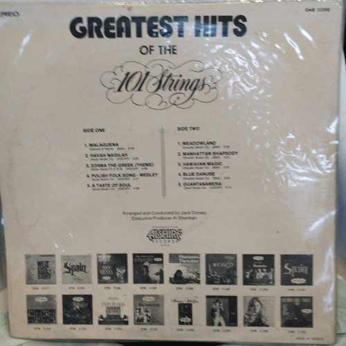 Greatest Hits Of The 101 Strings vinyl used, jazz, pop