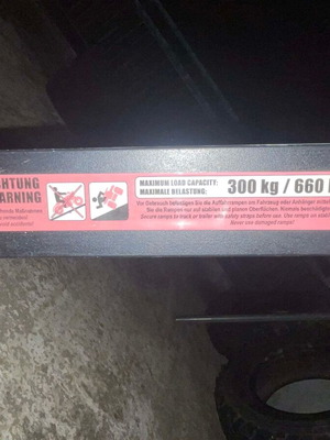 Motoprofessional ράμπα φόρτωσης μηχανής Cross σπαστή σαν καινούργιο