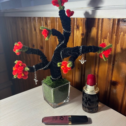 Bonsai blossom tree handmade, new