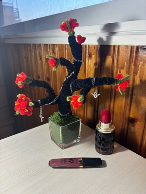Bonsai blossom tree handmade, new