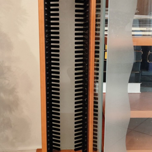 TV furniture like new, solid wood, rotating base