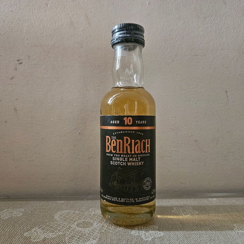 Benriach 10yo single malt whisky miniature new