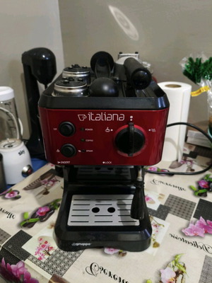 Gruppe Μηχανή Espresso 1050W Πίεσης 20bar Italiana CM4677 ελάχιστα χρησιμοποιημένη