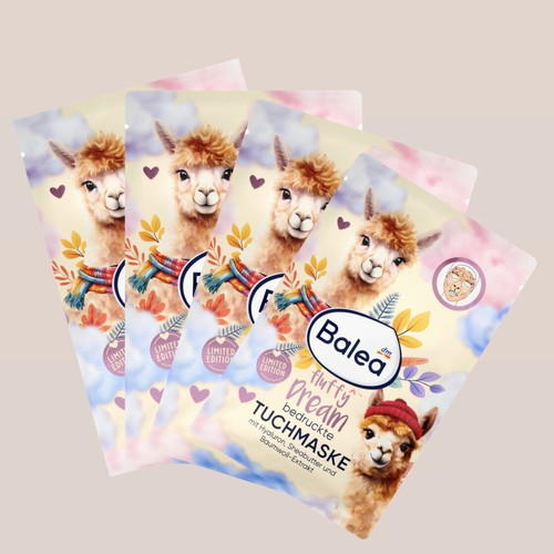 Balea sheet masks Fluffy Dream new, pack of 4 pieces