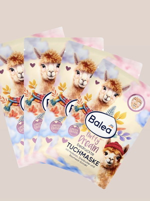 Balea sheet masks Fluffy Dream new, pack of 4 pieces